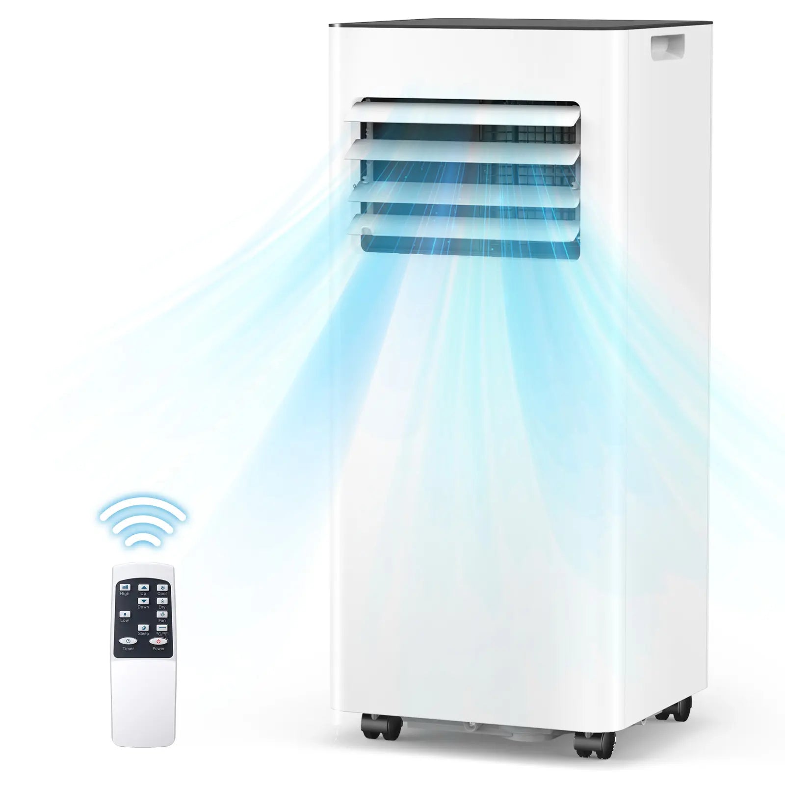 8,000/10,000 BTU Portable Air Conditioners Cool Up to 350/450 Sq.Ft