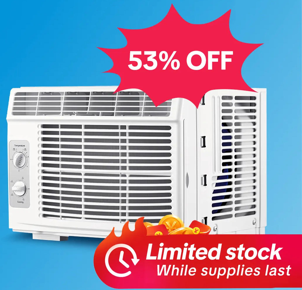 5000 BTU EasyCool Mechanical Small Window Air Conditioner