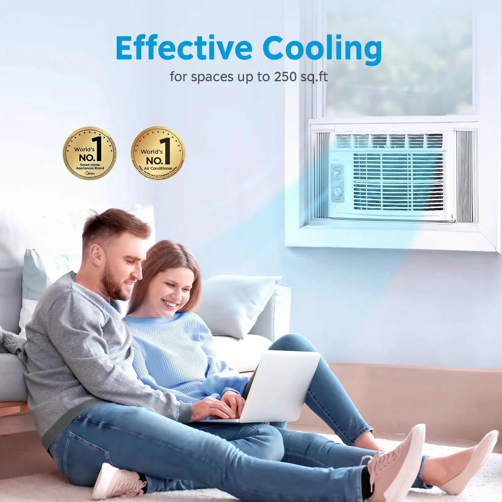 5000 BTU EasyCool Mechanical Small Window Air Conditioner